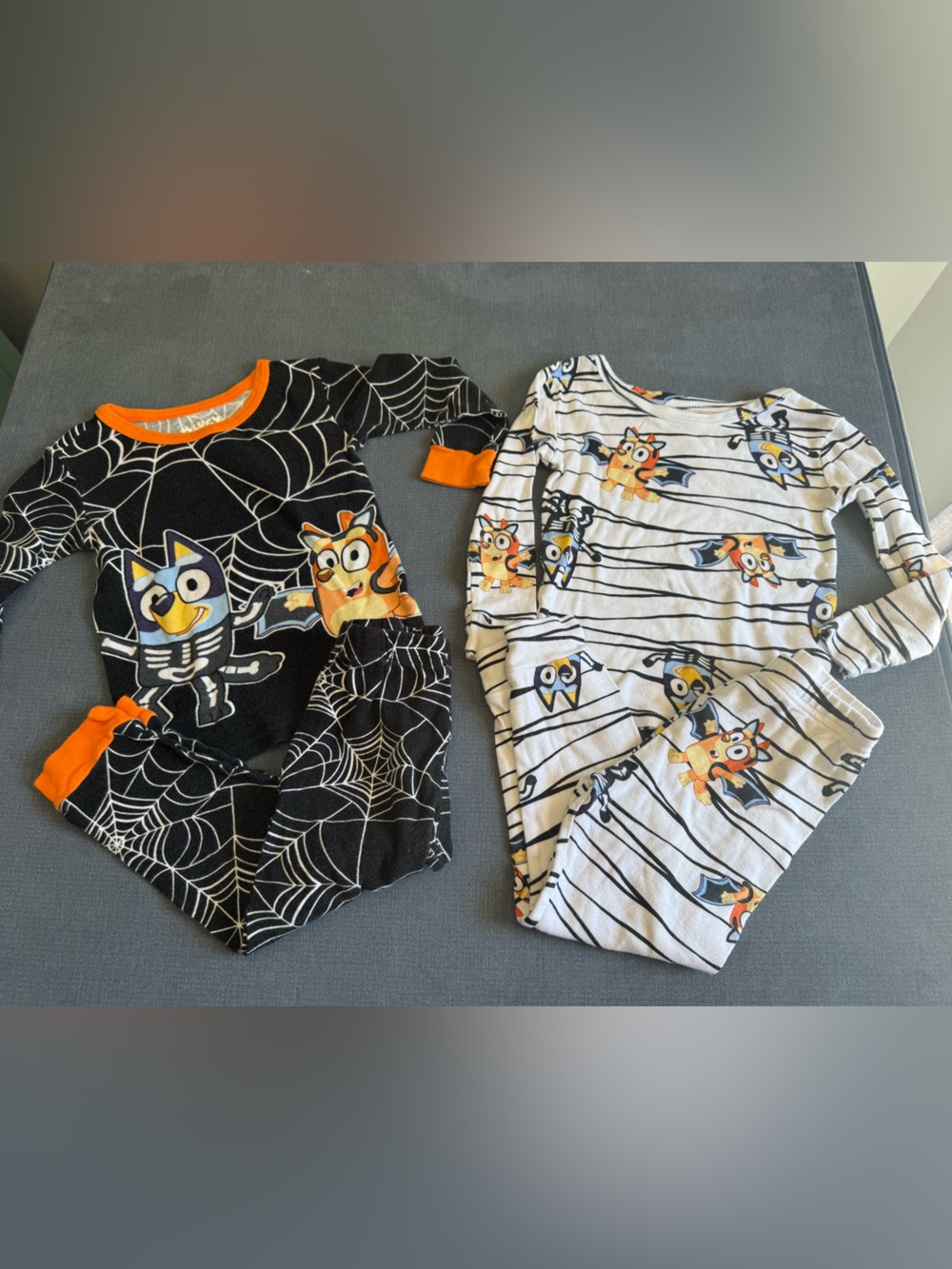 Bluey & Bingo Toddler Unisex Halloween Matching Pajamas Bundle SZ 4T